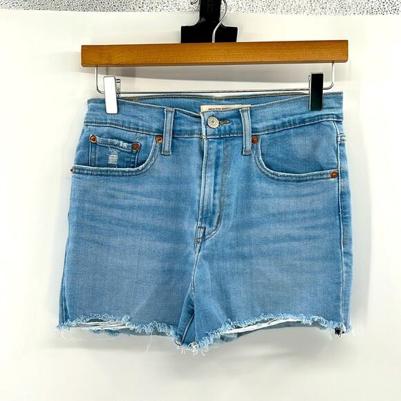 Levi's High Rise Shorts - Light Wash - 27 - Picture 1 of 5